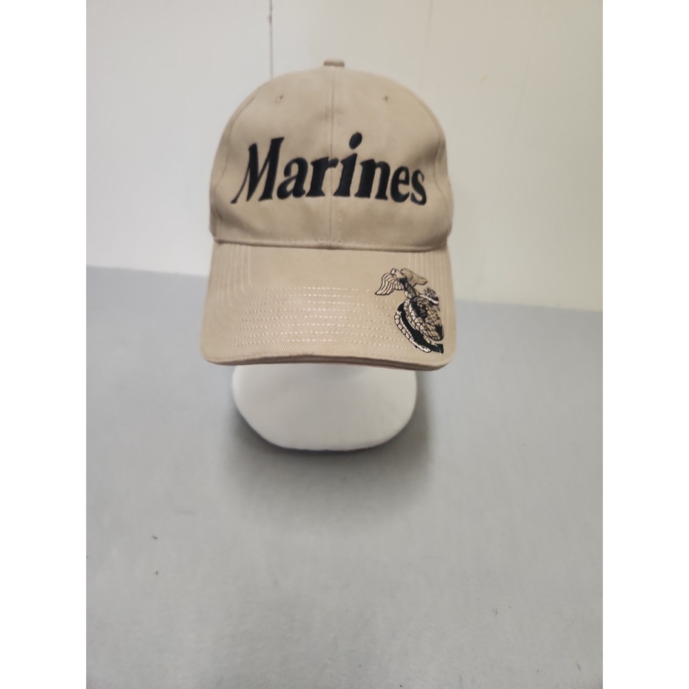 Rothco Marines khaki brown strapback hat